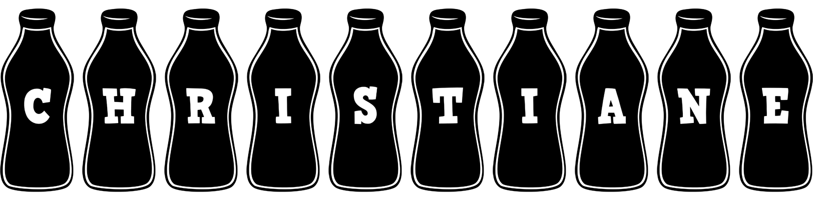 Christiane bottle logo
