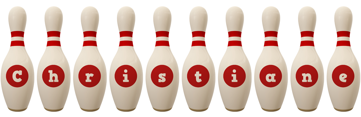 Christiane bowling-pin logo