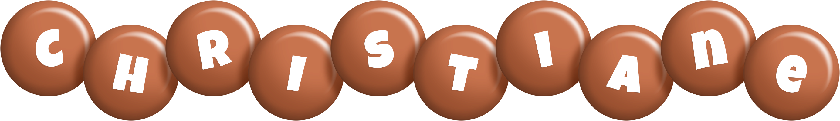 Christiane candy-brown logo