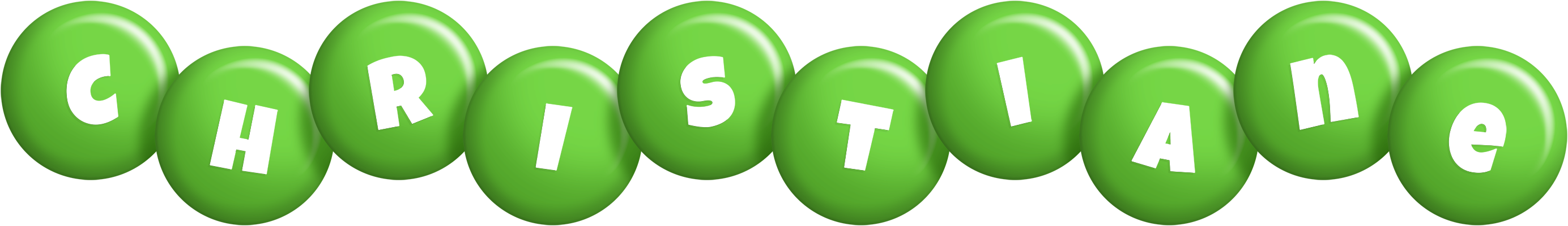 Christiane candy-green logo