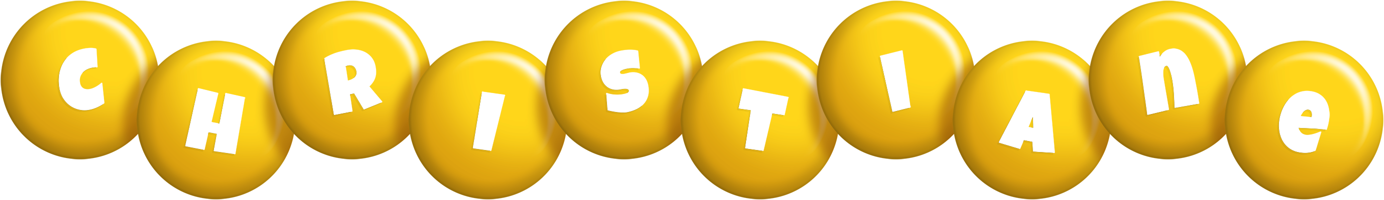 Christiane candy-yellow logo