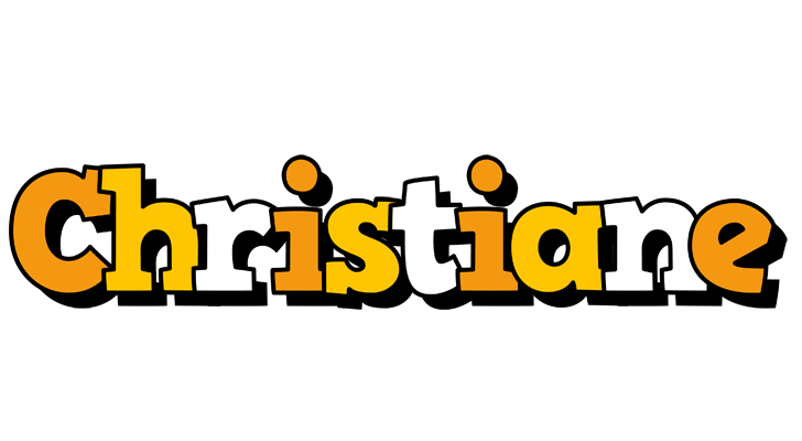 Christiane cartoon logo