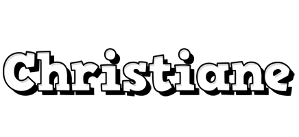 Christiane snowing logo