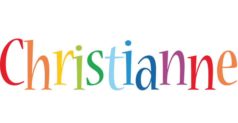 Christianne birthday logo