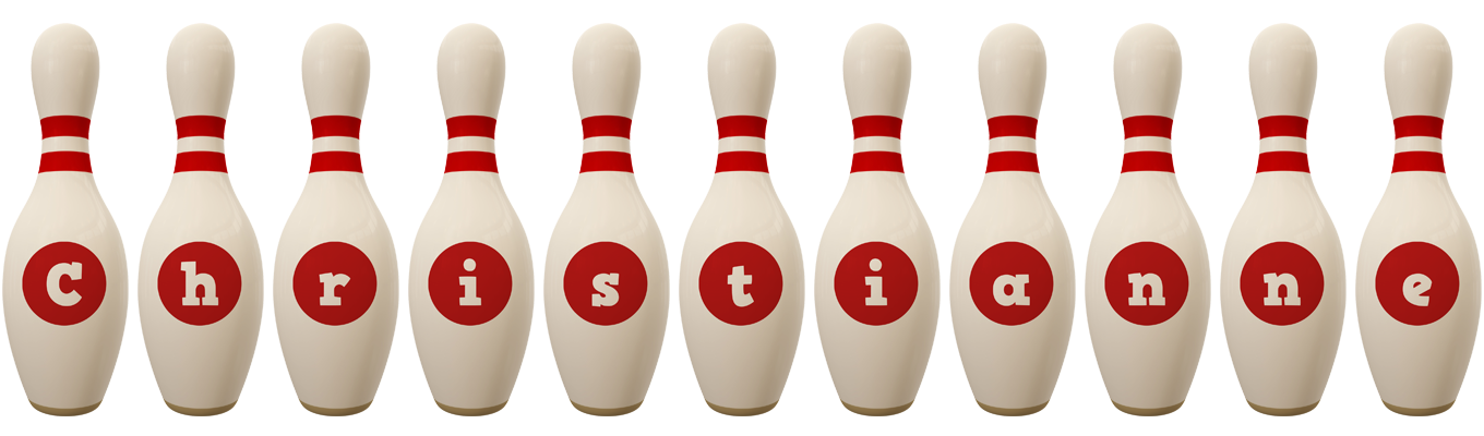 Christianne bowling-pin logo