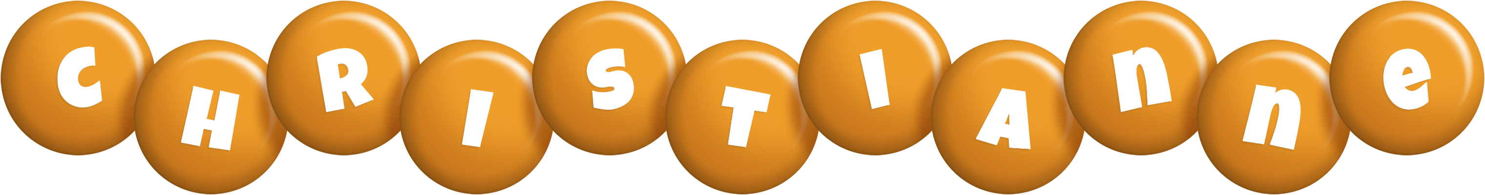 Christianne candy-orange logo