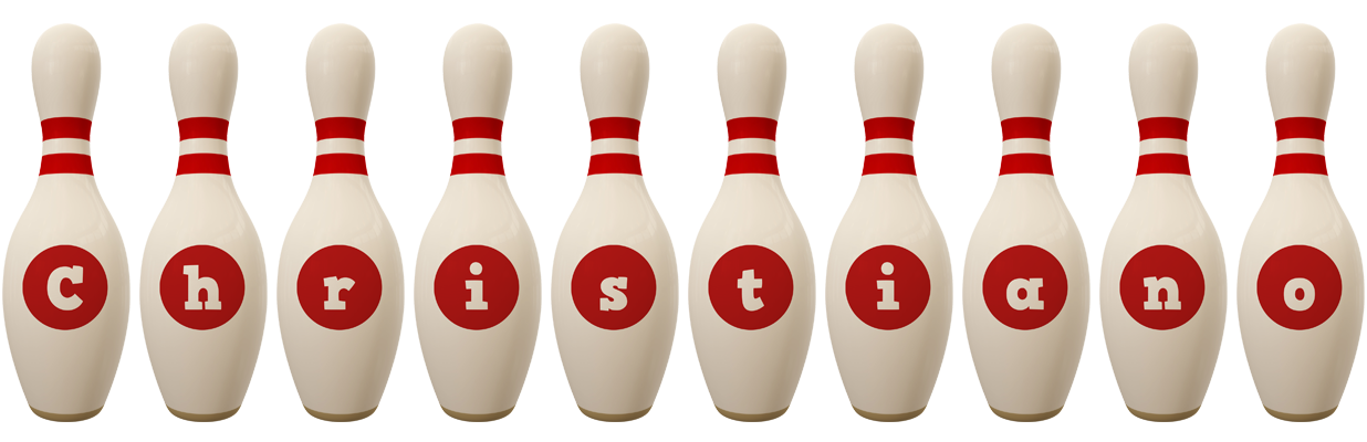 Christiano bowling-pin logo