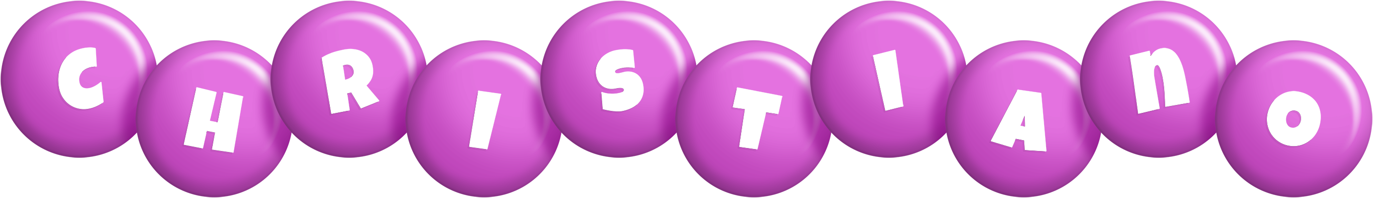 Christiano candy-purple logo
