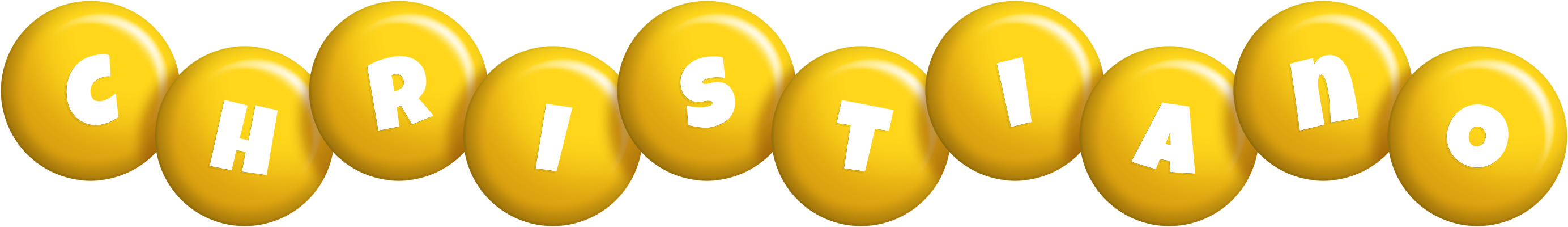Christiano candy-yellow logo