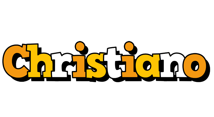 Christiano cartoon logo