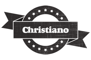 Christiano grunge logo