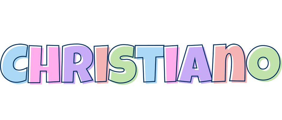 Christiano pastel logo