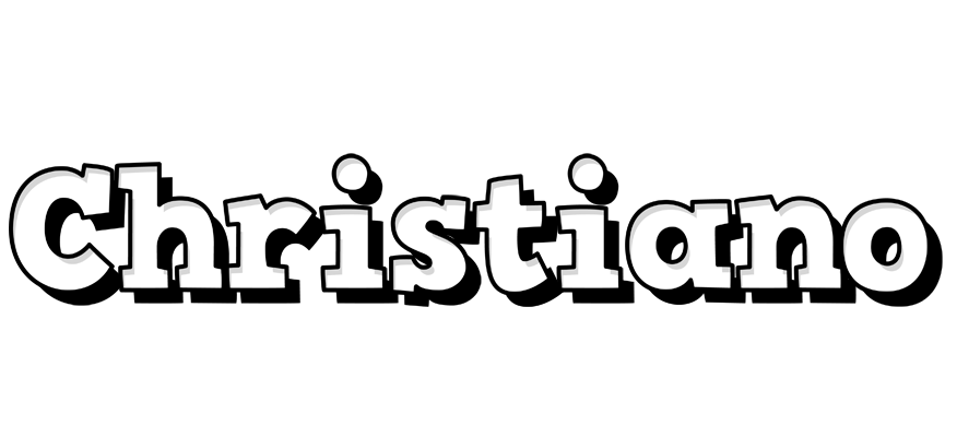 Christiano snowing logo