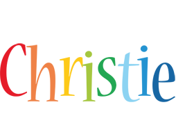 Christie birthday logo