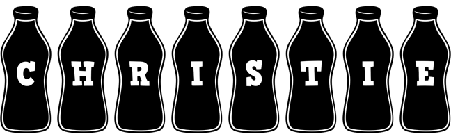 Christie bottle logo