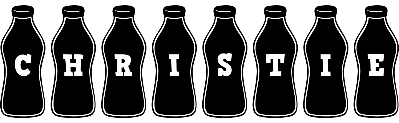 Christie bottle logo