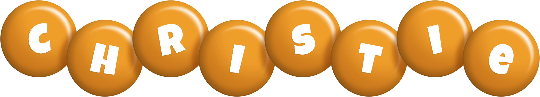 Christie candy-orange logo