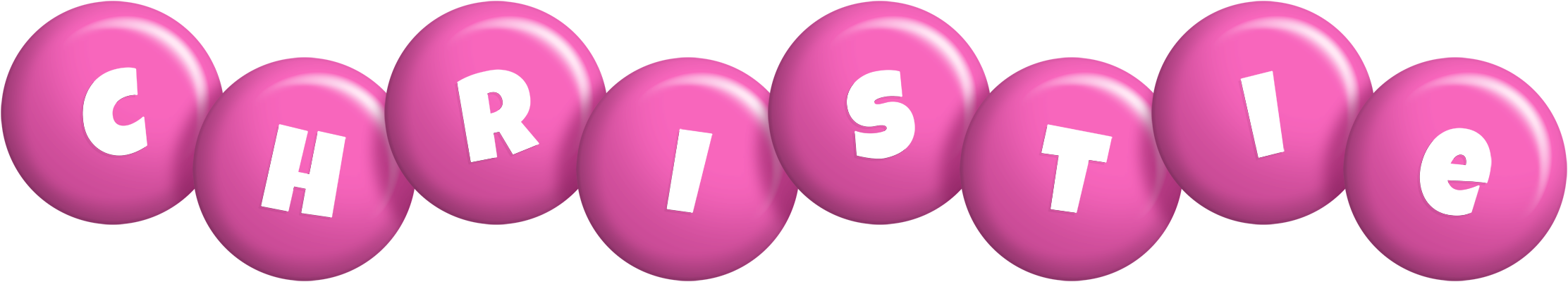 Christie candy-pink logo
