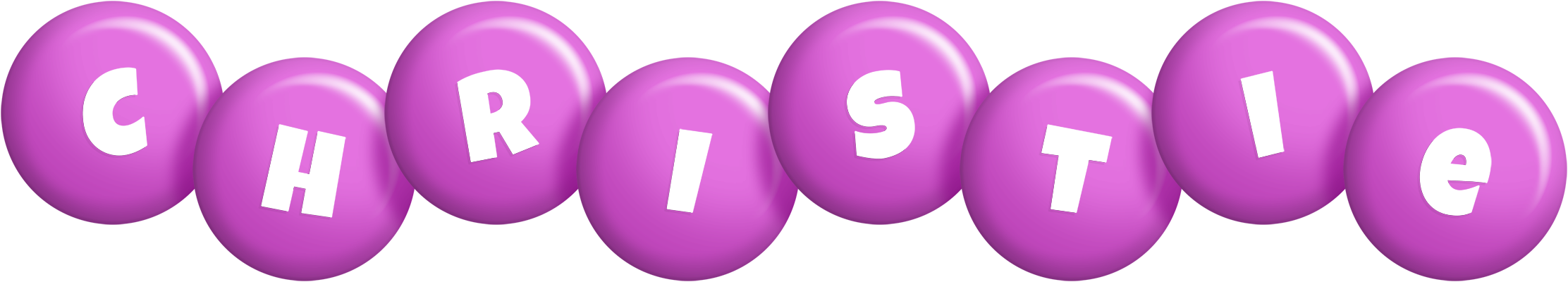 Christie candy-purple logo