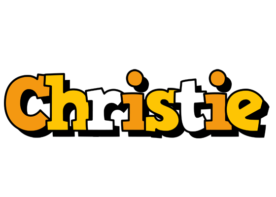 Christie cartoon logo