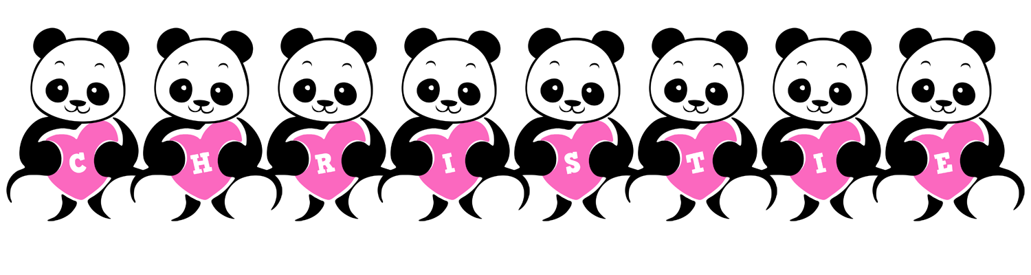Christie love-panda logo