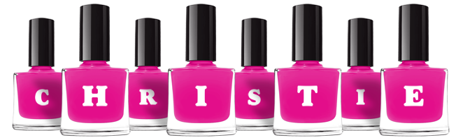 Christie nails logo