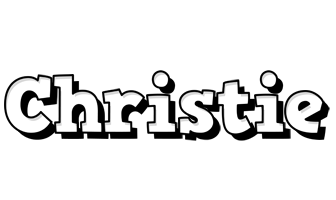 Christie snowing logo