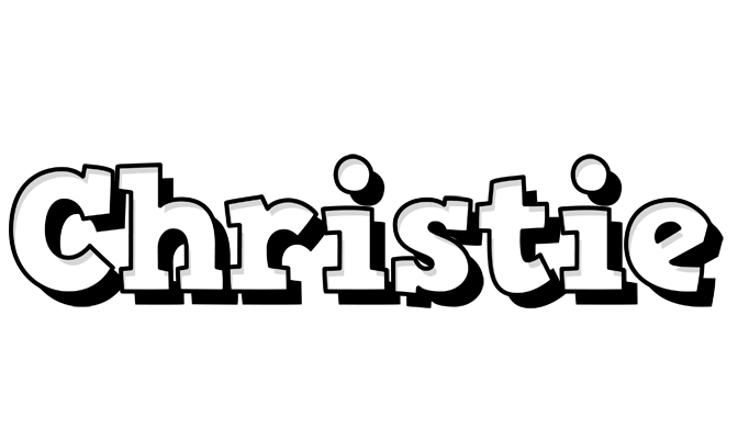 Christie snowing logo