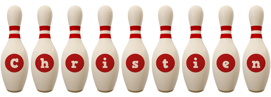 Christien bowling-pin logo