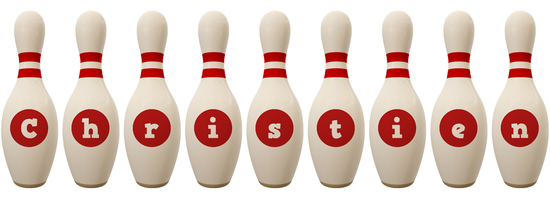 Christien bowling-pin logo