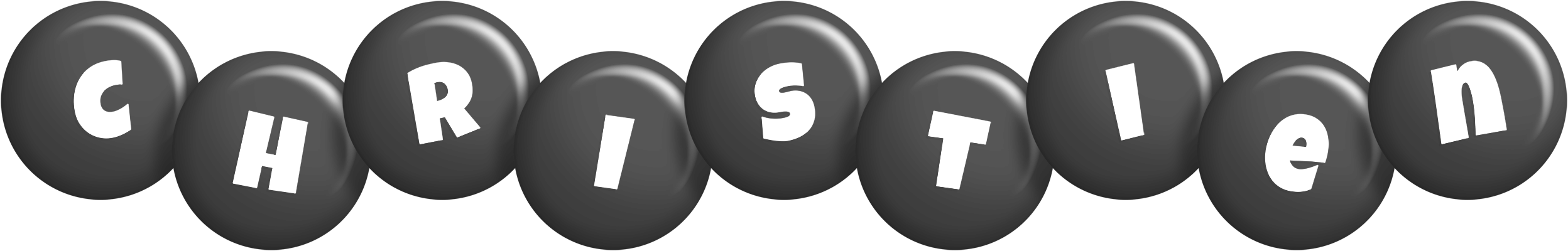 Christien candy-black logo