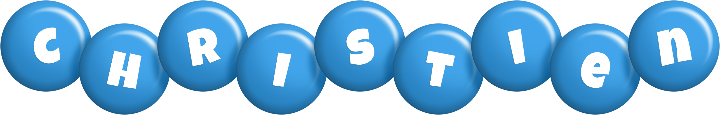Christien candy-blue logo
