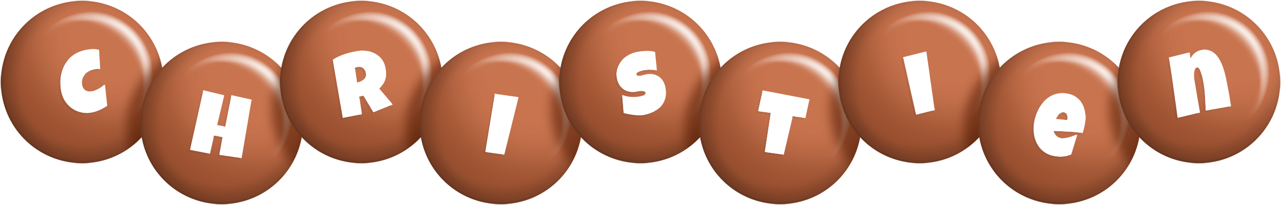Christien candy-brown logo