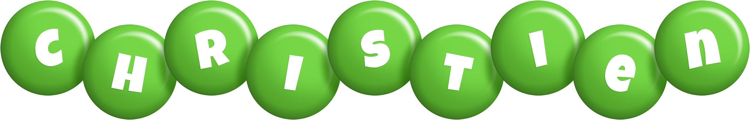 Christien candy-green logo