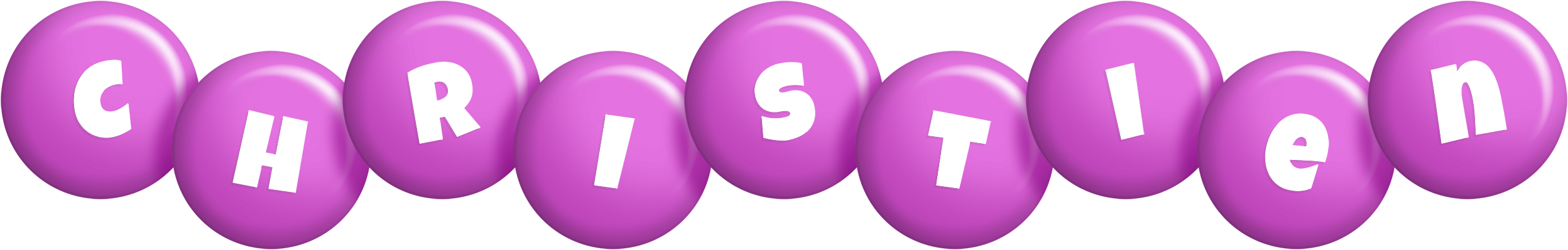 Christien candy-purple logo