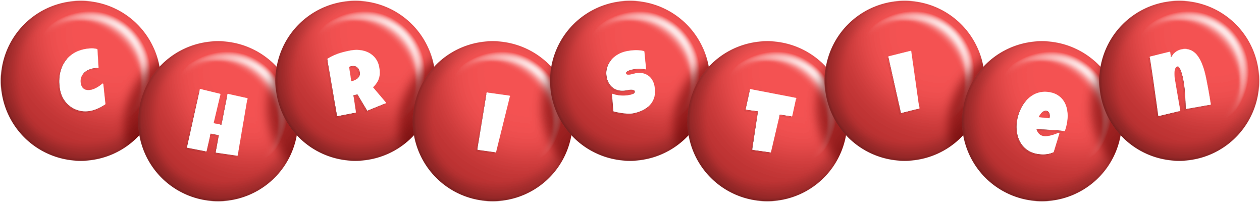 Christien candy-red logo