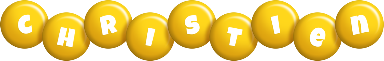 Christien candy-yellow logo