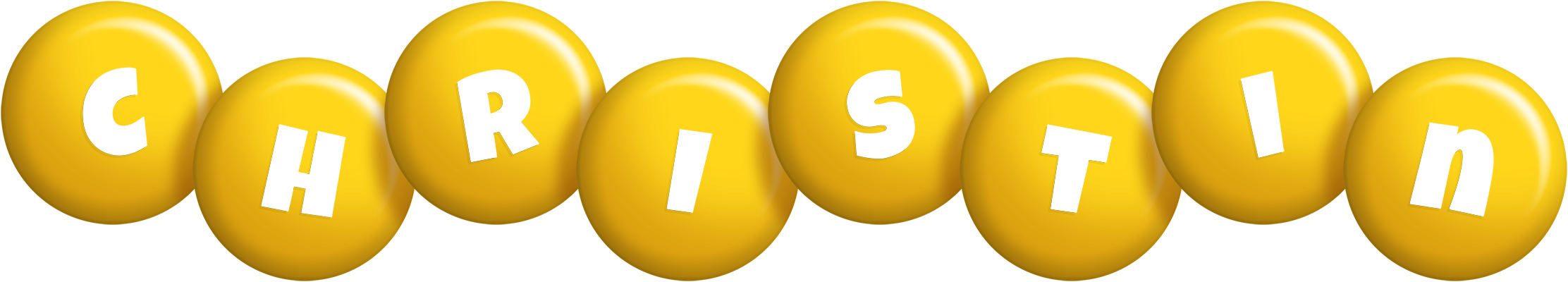 Christin candy-yellow logo