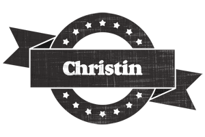 Christin grunge logo