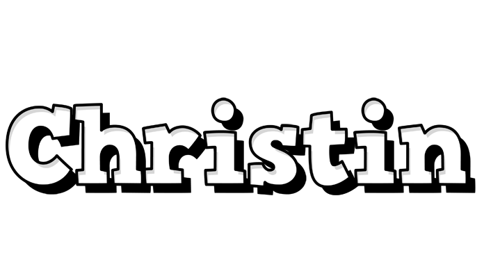Christin snowing logo