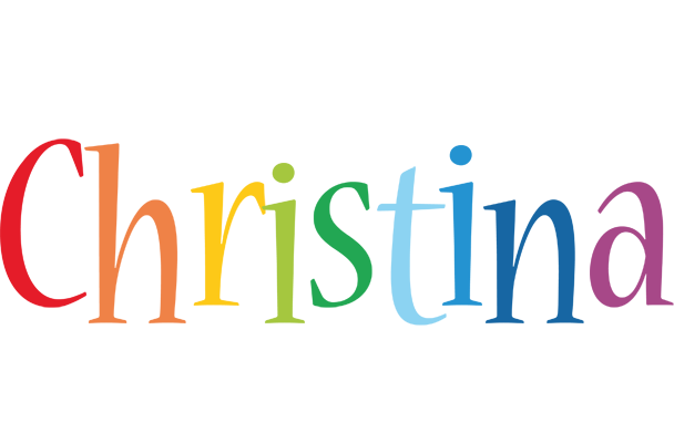 Christina birthday logo