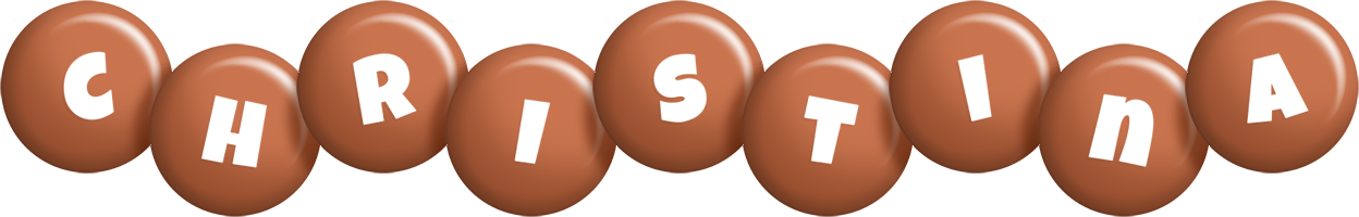 Christina candy-brown logo