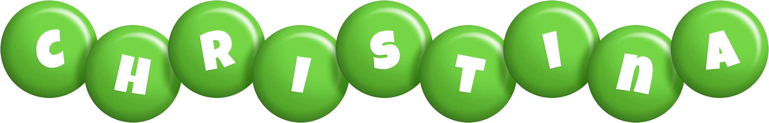 Christina candy-green logo