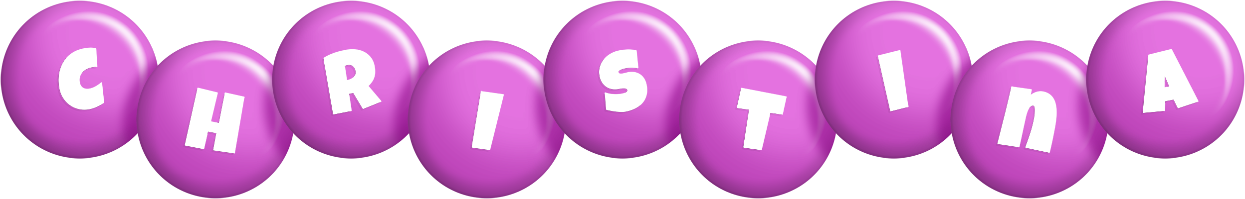 Christina candy-purple logo