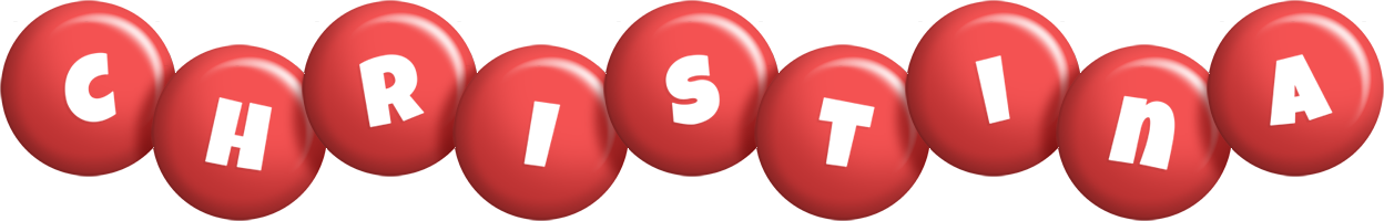 Christina candy-red logo