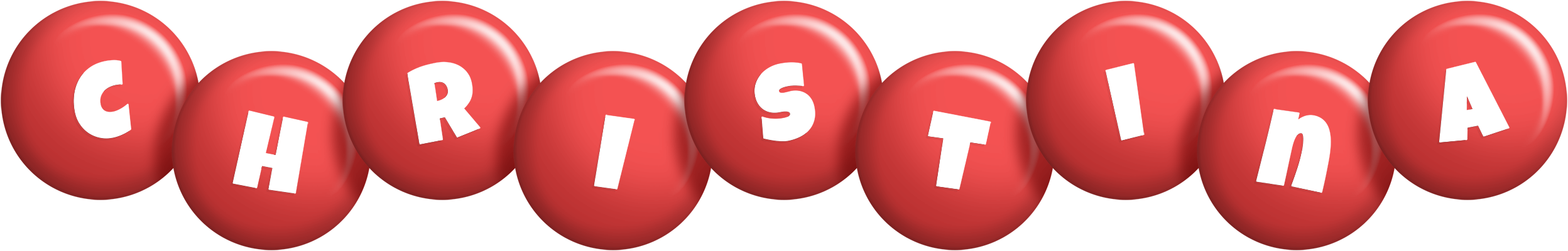 Christina candy-red logo