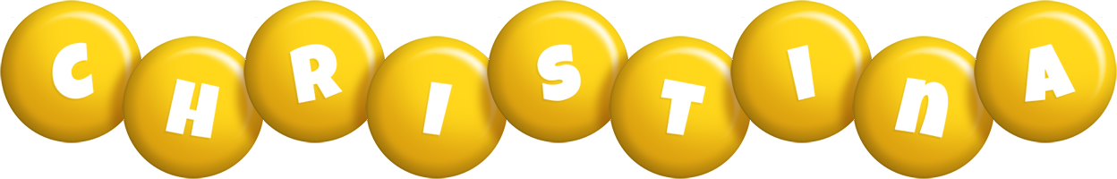 Christina candy-yellow logo