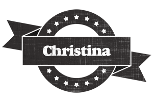 Christina grunge logo