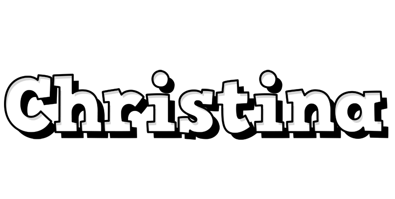 Christina snowing logo