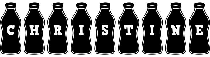 Christine bottle logo